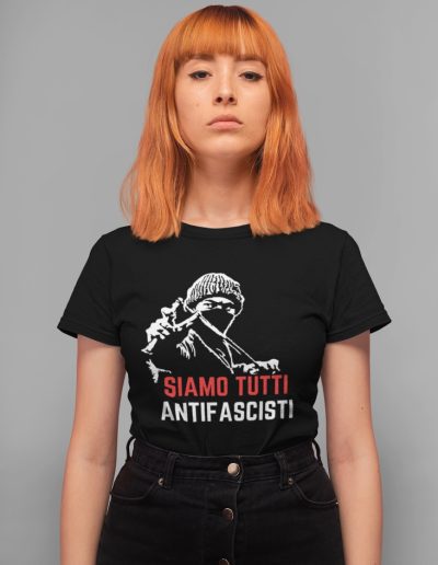 Siamo Tutti Antifascisti Women’s Fitted T-Shirt