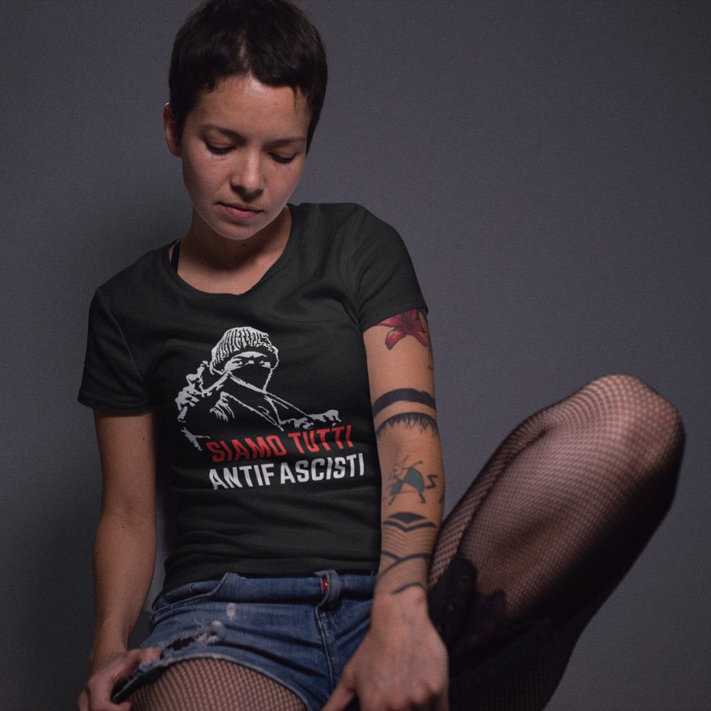 Siamo Tutti Antifascisti Women’s Fitted T-Shirt