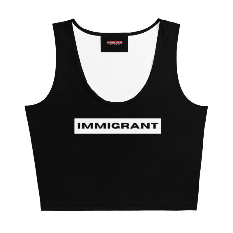 IMMIGRANT Crop Top Vest