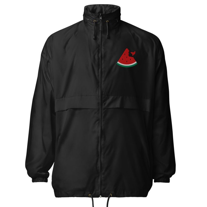 Free Palestine Watermelon Unisex Windbreaker