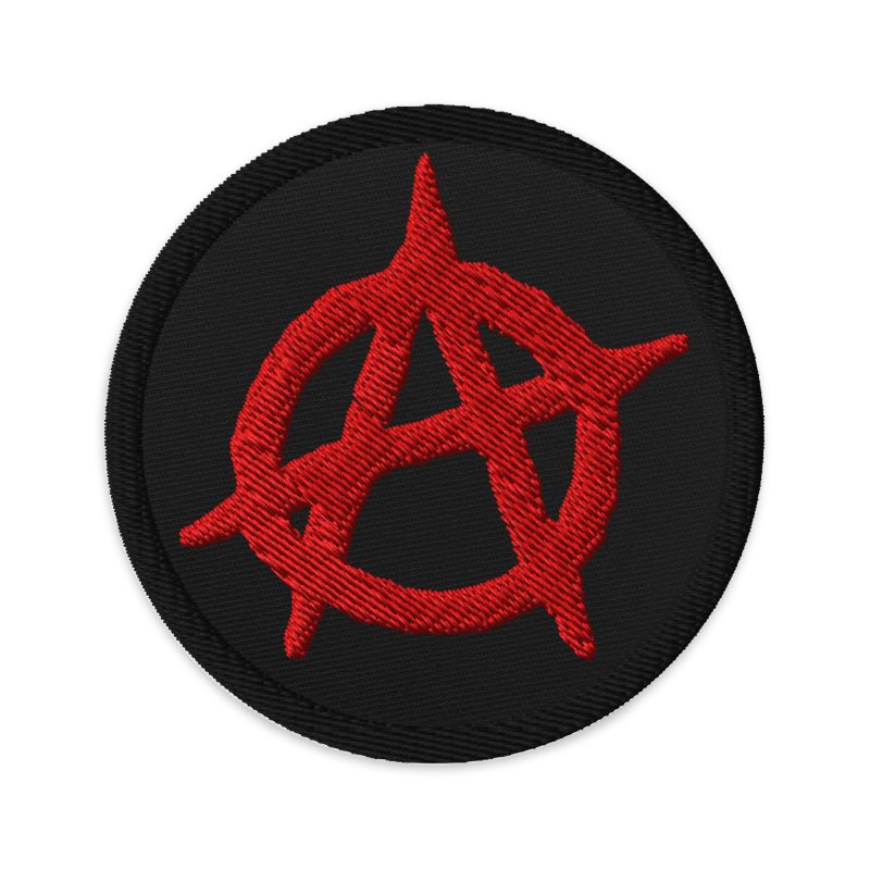 Anarchy Embroidered Patch