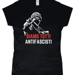 Siamo Tutti Antifascisti Women’s Fitted T-Shirt