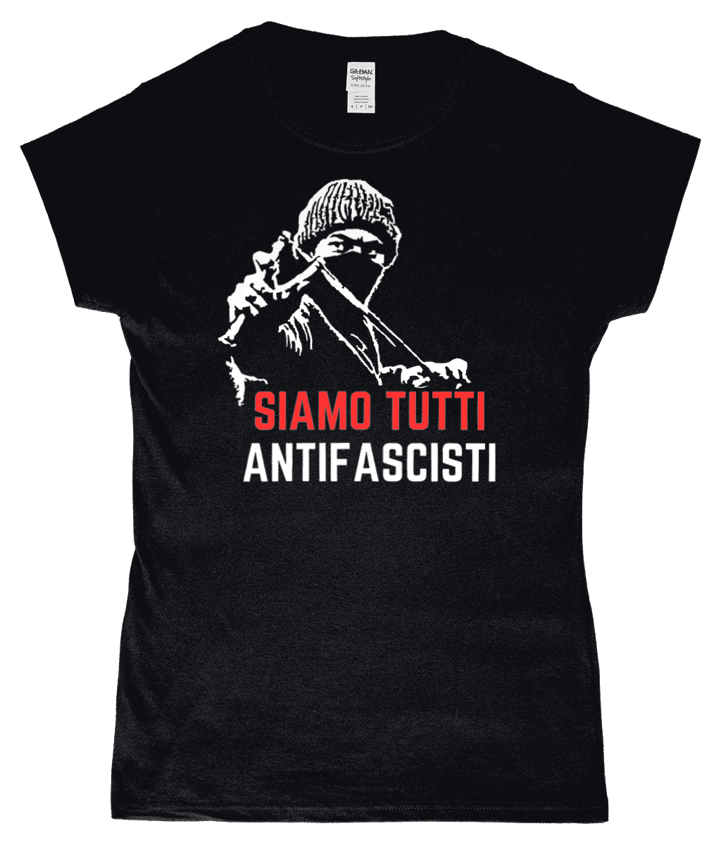 Siamo Tutti Antifascisti Women’s Fitted T-Shirt