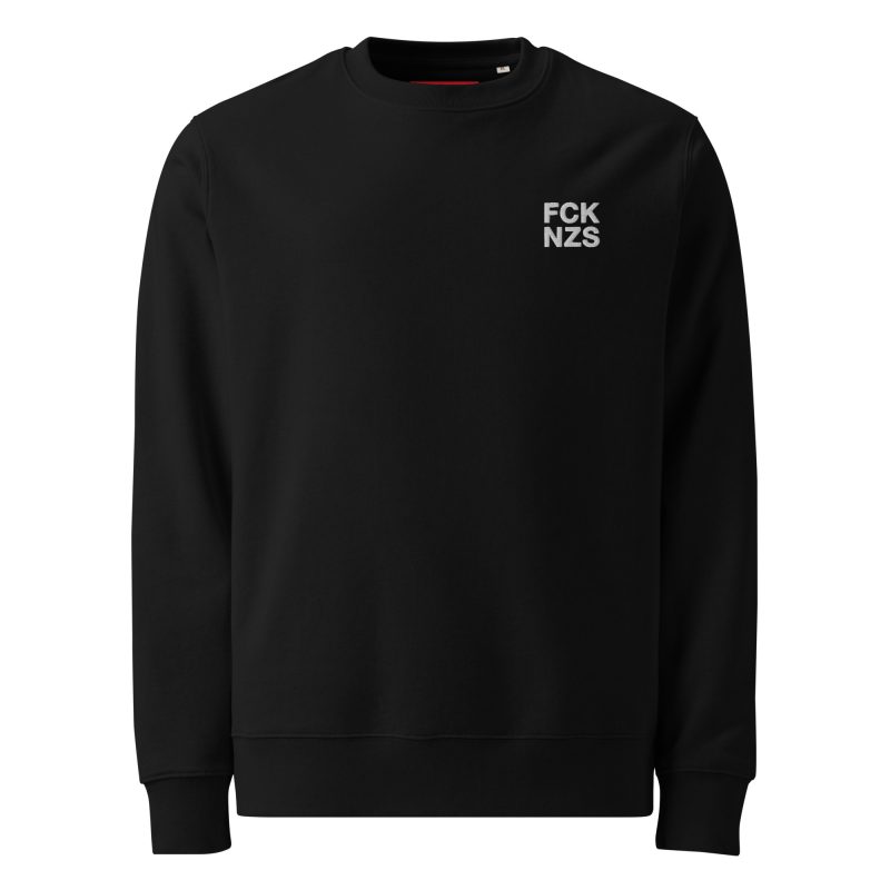 FCK NZS Bold Unisex Organic Sweatshirt