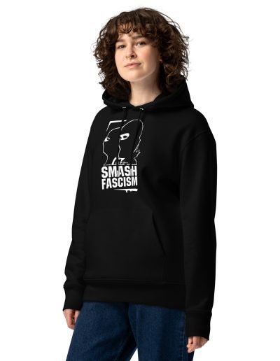 Smash Fascism Unisex Organic Hoodie