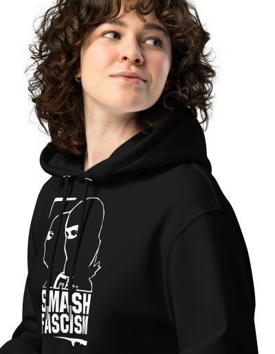 Smash Fascism Unisex Organic Hoodie