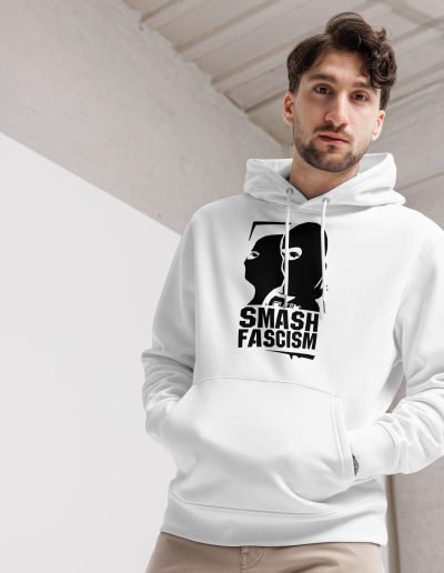 Smash Fascism Unisex Organic Hoodie