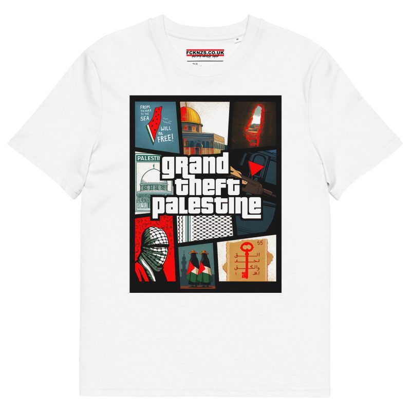 Grand Theft Palestine Unisex Organic T-shirt