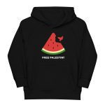 Free Palestine Watermelon Kids Organic Hoodie
