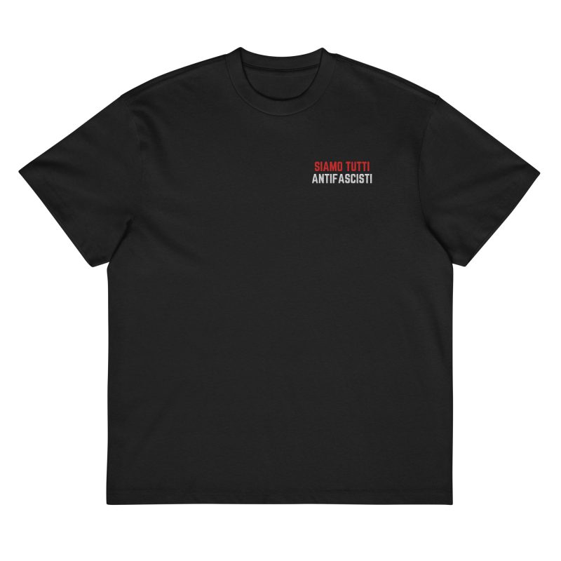 Siamo Tutti Antifascisti Embroidery Men’s Box T-shirt