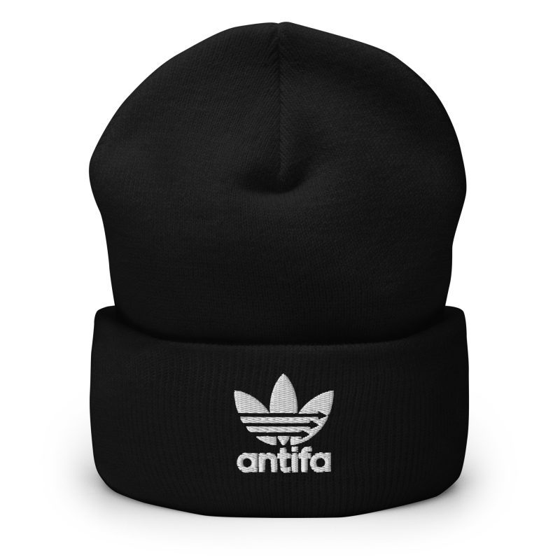 Antifa Three Stripes Cuffed Beanie
