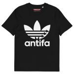 Antifa Three Stripes Unisex Organic T-Shirt