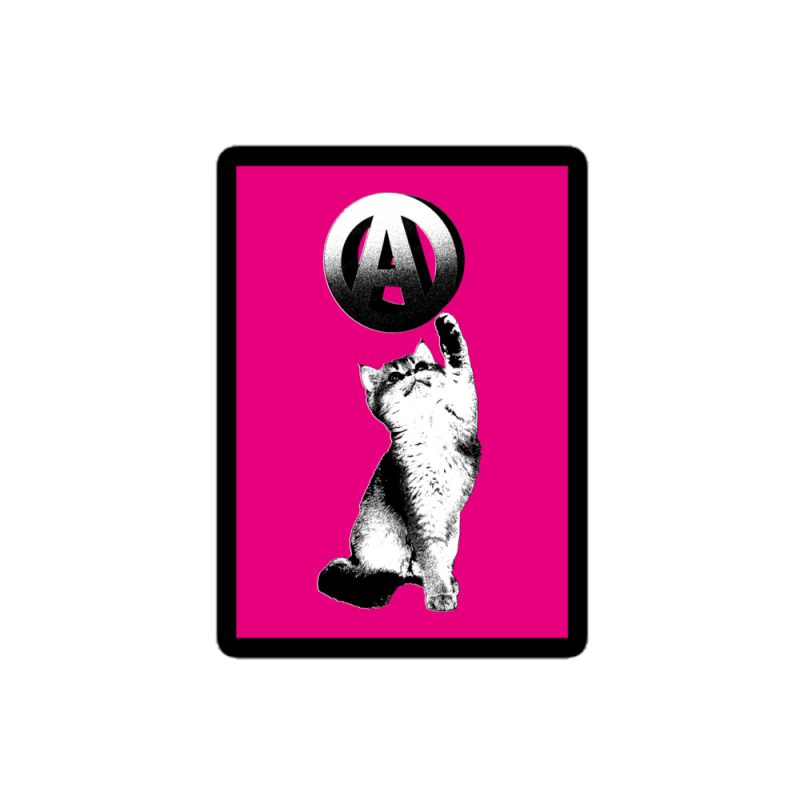 Anarchy Cat Kiss-Cut Stickers