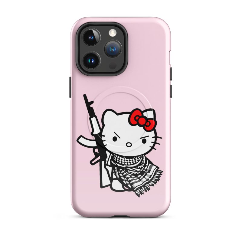 Resistance Kitty Keffiyeh iPhone Case (MagSafe)