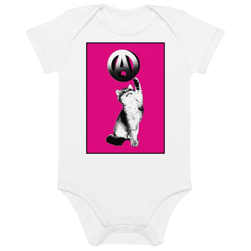Anarchy Cat Organic Baby Bodysuit