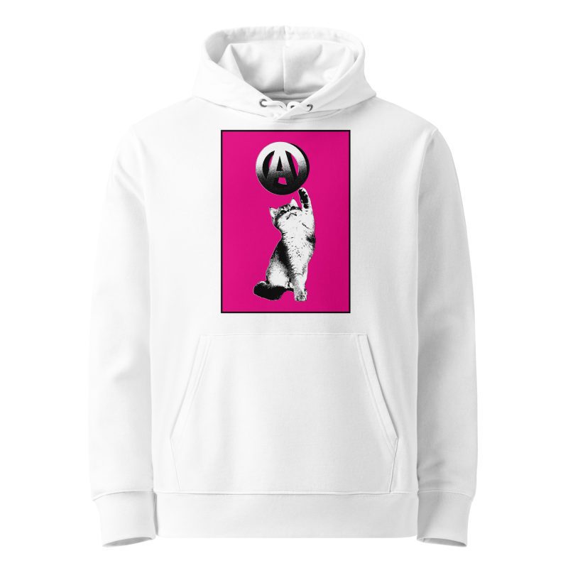 Anarchy Cat Unisex Organic Hoodie