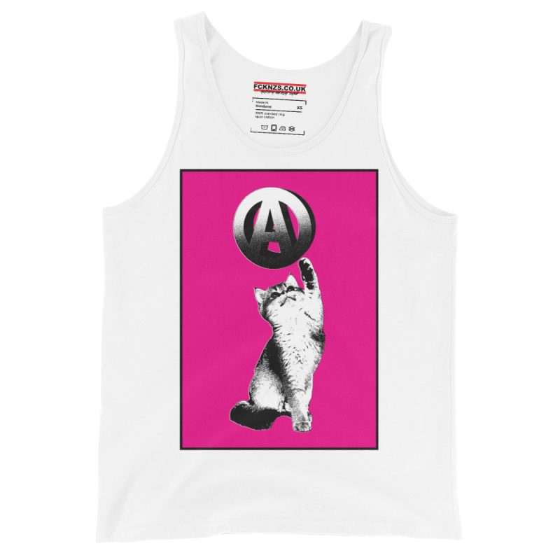 Anarchy Cat Unisex Tank Top Vest
